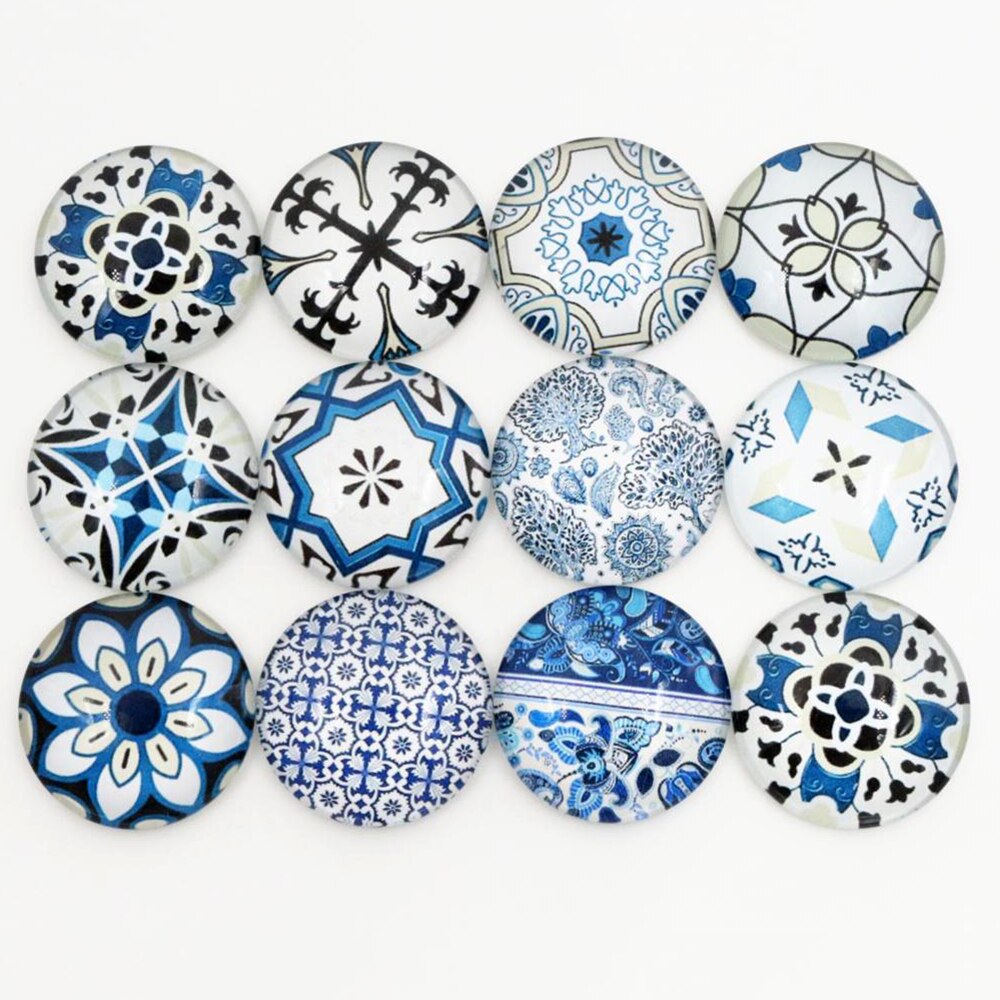 10pcs 25mm Mixed Cat Cut Handmade Photo Glass Cabochons Pattern Domed Jewelry Accessories Supplies: F5-36