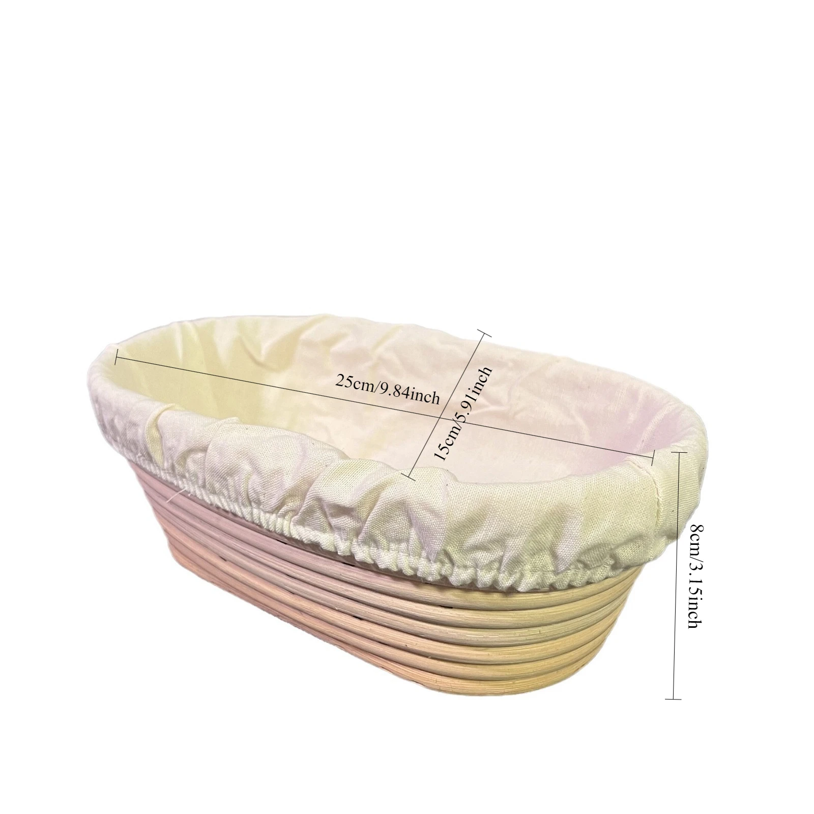 Bread Proofing Basket Sourdough Proofing Basket Round Proofing Bowls Handmade Rattan Baskets Liners Sourdough Bread Making Kit: PURPLE