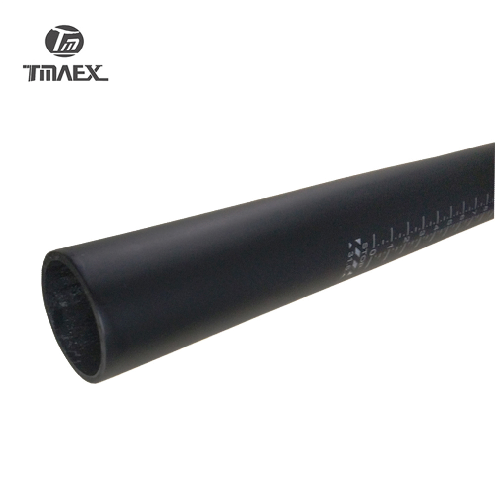 TMAEX Zwart Matte Mountain & Road Full Carbon Fibre Fiets zadelpen carbon fiets zadelpen MTB fietsonderdelen 27.2/30.8 /31.6*350/400mm