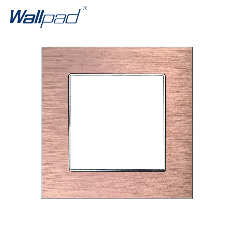 Wallpad Luxury Aluminum Alloy Panel Frame Brown Hotel Panel Vertical and Horizon Frame 1 2 3 4 5 Frames Panel Only: 1