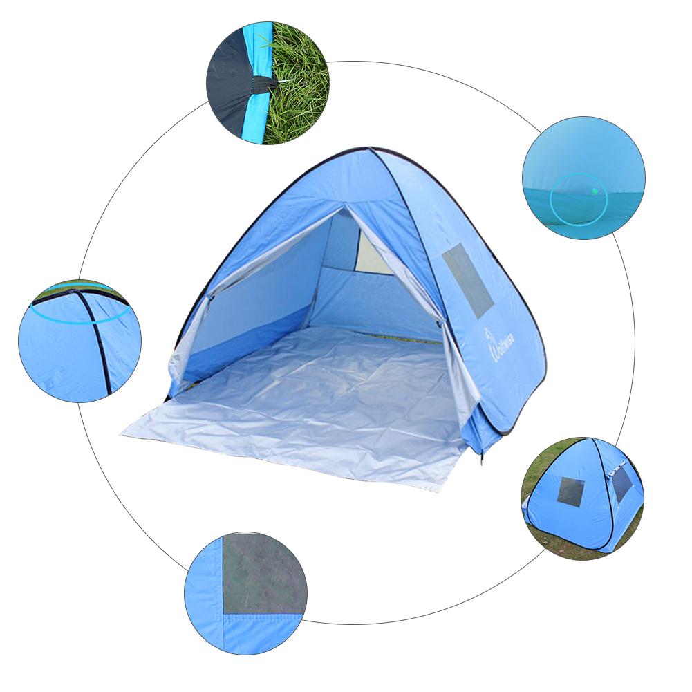 Automatic Camping Tent Ship From RU Beach Tent Anti-UV 50+ Instant Pop Up Open Awning Tents Outdoor Sunshelter