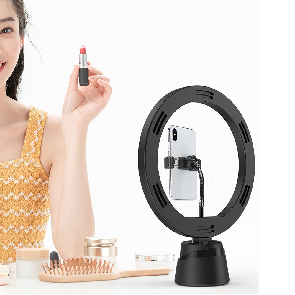 Telefonhalterung, 360 ° automatisch drehbarer intelligenter objektverfolgungsstabilisator, zusatzlampe , 360 ° gesichtserkennung