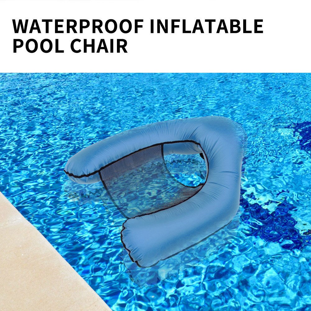Water Hangmat Fauteuil Opblaasbare Drijvende Zwemmen Matras Zee Zwemmen Ring Zwembad Party Speelgoed Lounge Bed Voor Zomer Zwembad