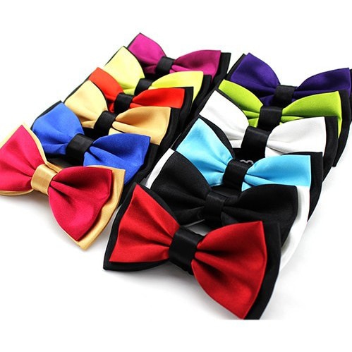 Butterfly mænd formelt slips dreng #39 ;s business bryllup butterfly mandlig kjole skjorte krawatte legame 2- farve slips