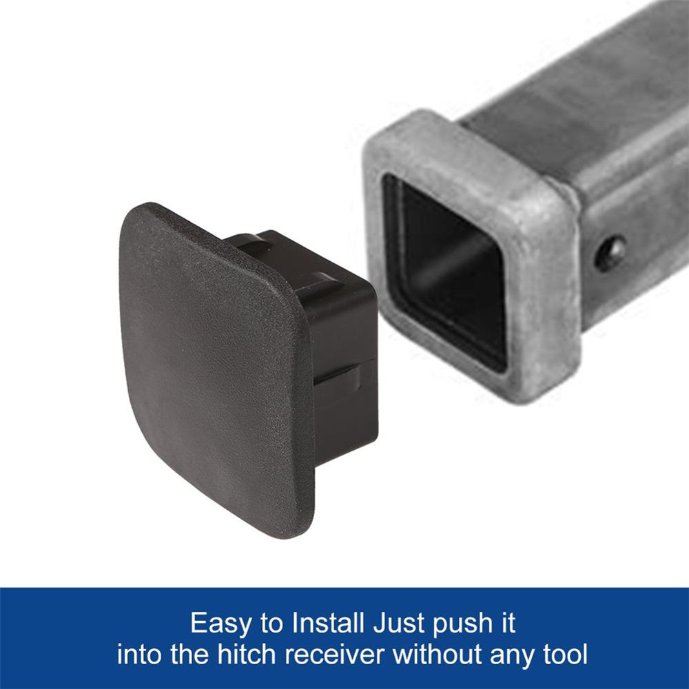 2 inch Trailer Hitch Tube Plug Receiver Cover Dust Protecter for Jeep Ford GMC For Toyota Towing Bars