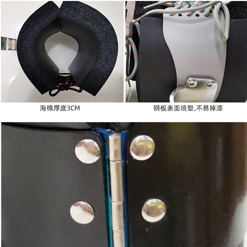 Botas de inversión antigravedad para gimnasio, máquina de soporte de manos para entrenamiento de crecimiento óseo, equipo de terapia de gancho para colgar la columna vertebral, 1 par