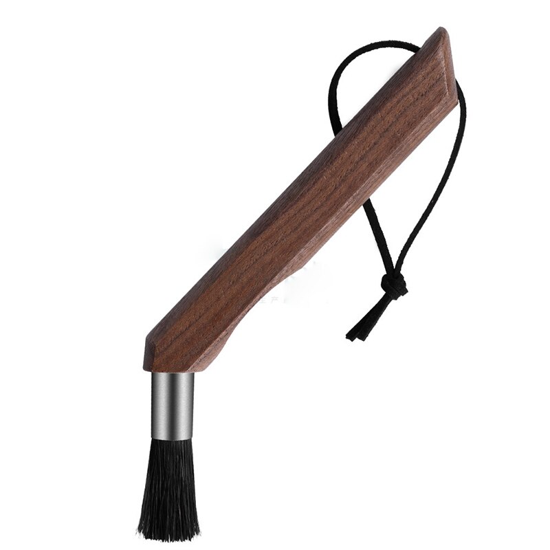 Coffee Grinder Cleaning Brush With Natural Bristles Lanyard Coffee Machine Brush Cleaner Tool For Barista Home Kitchen WF922: B