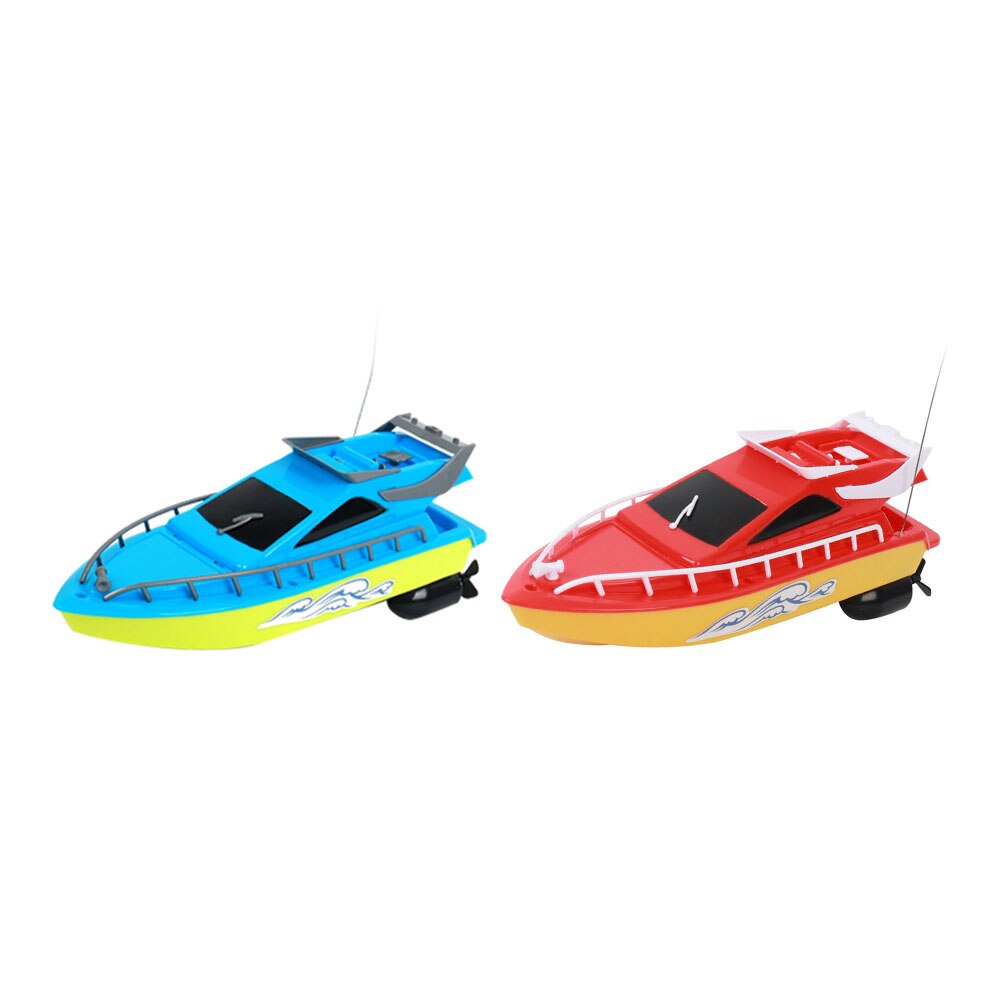 RC Boat Kids Toy Super Mini Speed Remote Control Ship 2 Colors 20M High Performance Electric Boats Toys For Children Barco