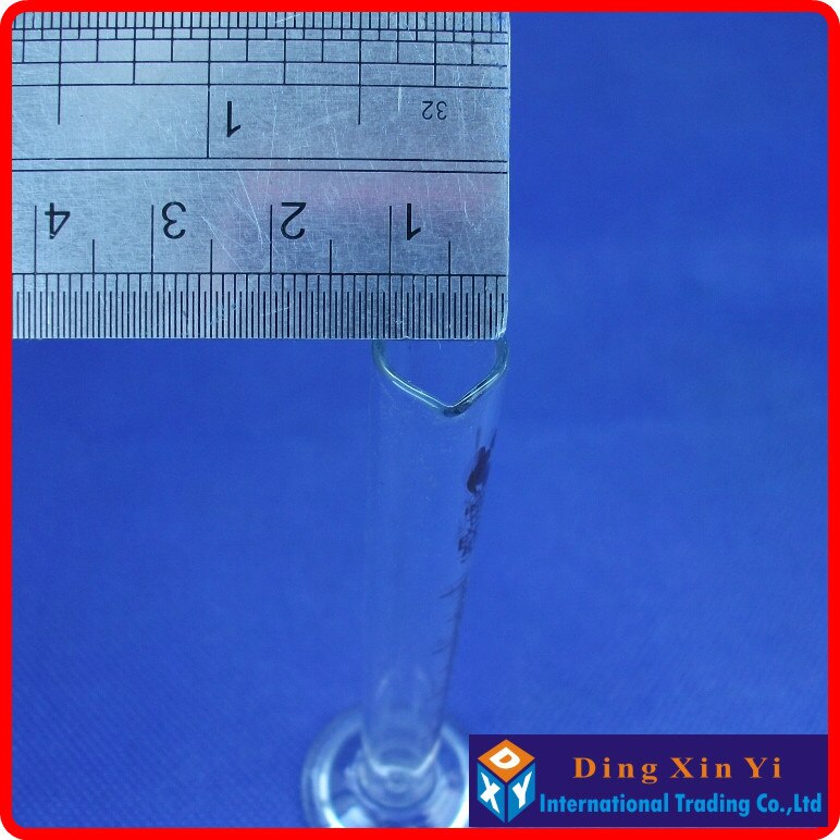 (4 pieces/lot) 5ml glass graduate glass measuring cylinder,graduated cylinder,measuring graduates