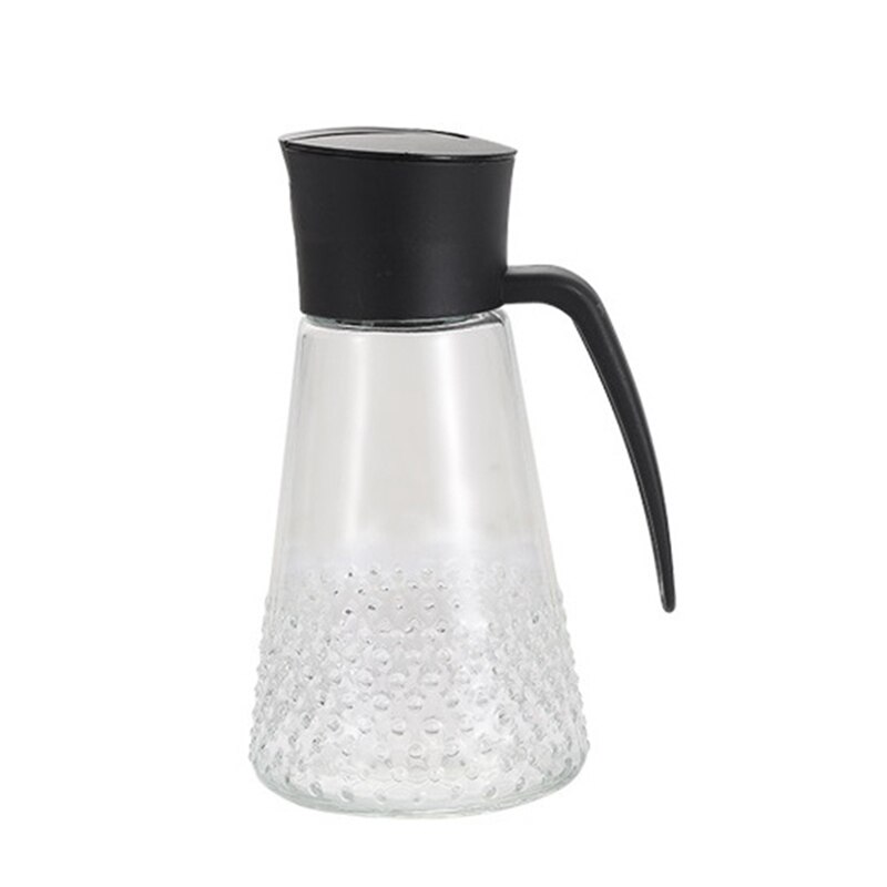 Olive Oil Bottle Oil Dispenser Auto Open Seasoning Bottle Glass Oil Pot Vinegar Soy Sauce Glass For Kitchen: Auburn