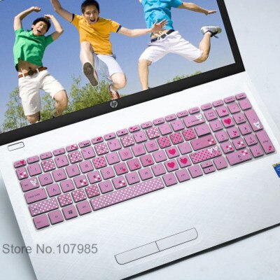 15 15.6 inch Laptop Keyboard Cover Protector for HP Envy x360 BP BQ CH CN CS Series with AMD Ryzen 5 2500U 2700U 15-bq101na: Bear