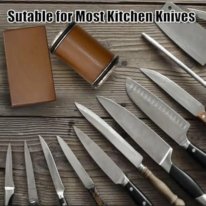 15 and 20 Degrees Rolling Knife Sharpener Magnetic Knife Holder Diamond Sharpening Stone Kit with Angle Roller Kitchen Accessory