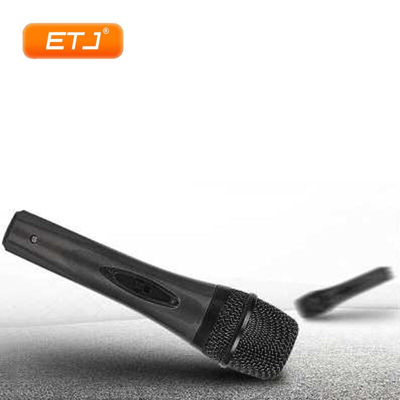 Dynamic KTV Microphone Uni-directional Vocal Wired Handheld Karaoke Microphone Plastic Body Lightweight Easy To Carry