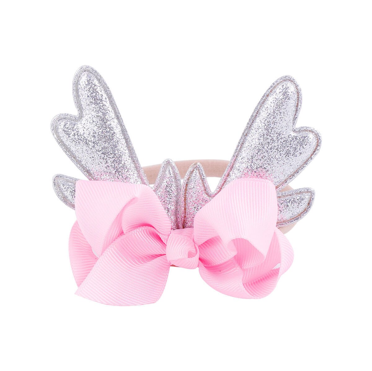 Hoofdband Leuke Kerst Baby Baby Herten Gewei Hoofdband Haarband Dans Ballet 6 Kleuren: Zilver