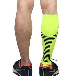 Hopeforth ShinGuard Cycling Basketball Volleyball Leg Sleeve Calf Sports Adjustable Sports Protection Non-Slip Sleeve: Green / M