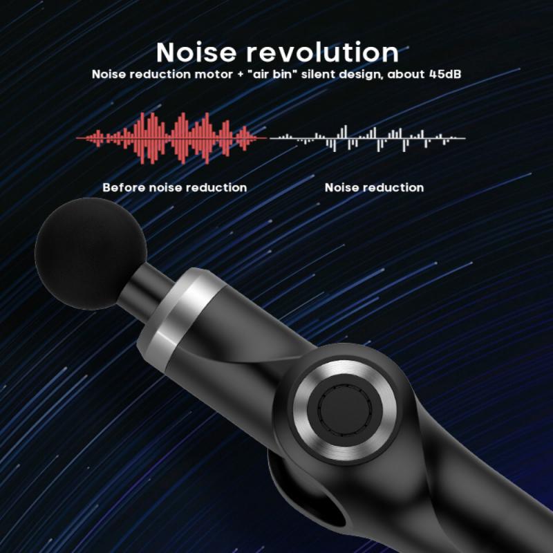 Smart Massage Gun Percussion Massager Soothing Mini Fascia Guns Electric Muscle Vibration Relaxation Massages Men Women Compact