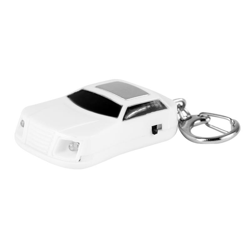 Buscador de llave perdida LED en forma de coche, llavero con localizador, silbato, Control de sonido, para carteras, coche, mascotas, mochilas para niños, maletas
