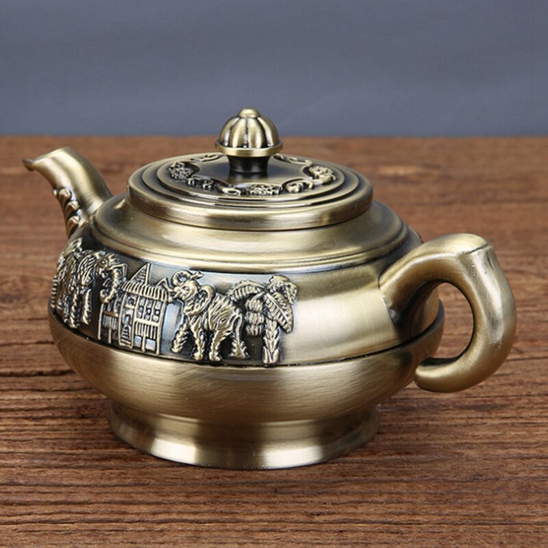 200ML/20ML Mini Kung Fu Tea Set Exquisitely Engraved Teapot Practical Teapot Tea Cup Tray Set