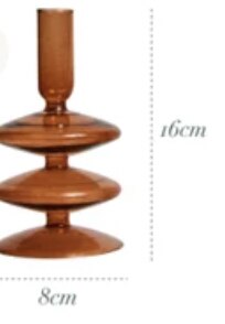 Brown Glass Candle Stick Holders Table Decoration Candles Holder for Candlestick Dinner Candles Party Wedding Centerpieces home: Purple