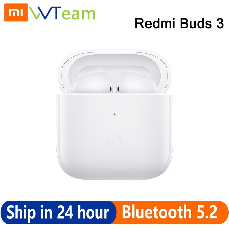 Xiaomi Redmi Buds 3 TWS bezprzewodowe słuchawki Bluetooth podwójny mikrofon QCC 3040 Chip IP54 wodoodporne słuchawki redukcja szumów słuchawki douszne