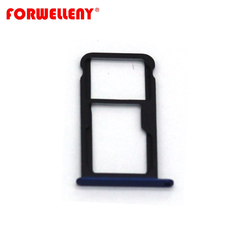 For Huawei GR3 Micro Sim Card Holder Slot Tray Replacement Adapters Black Gold Blue Silver: blue