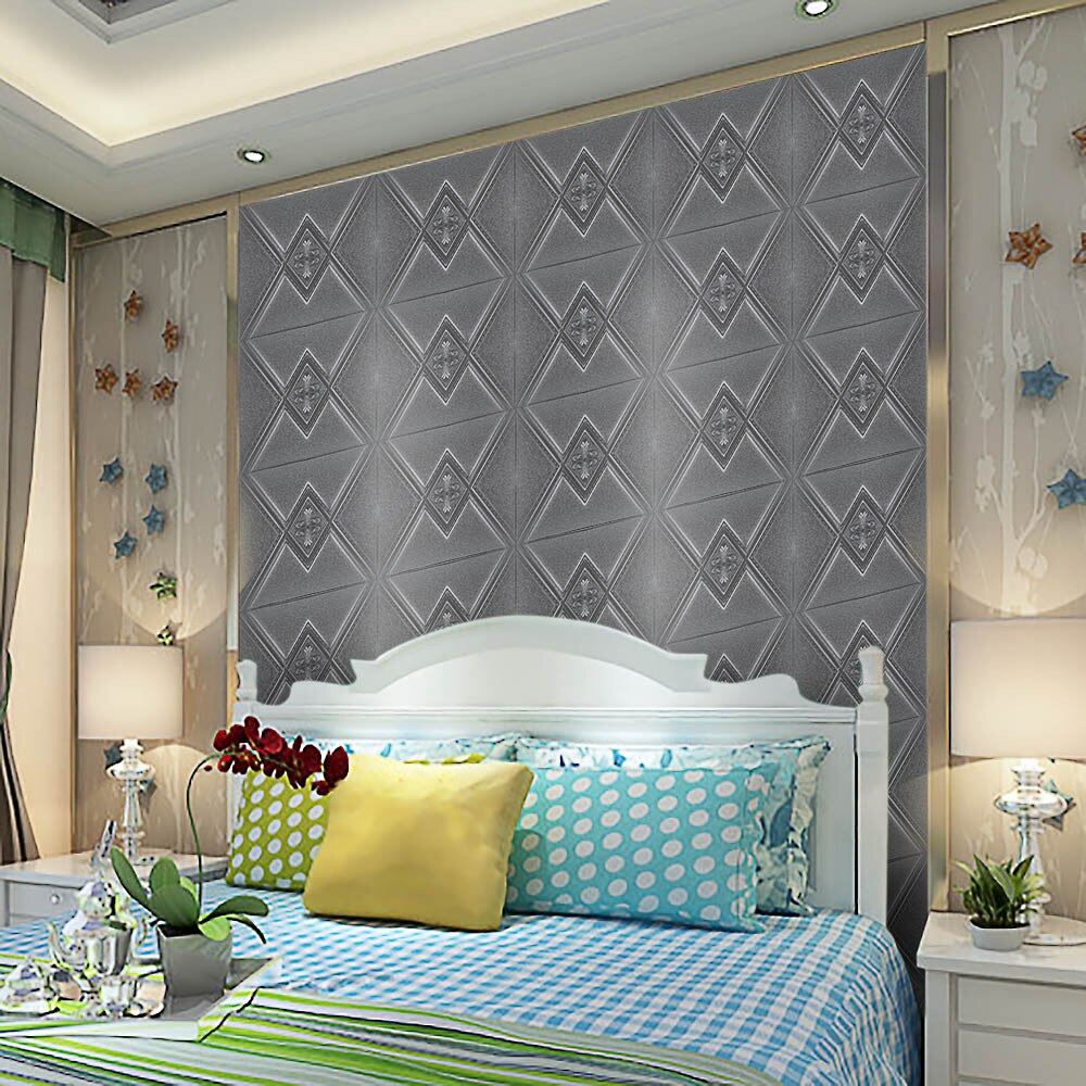 Muursticker zelfklevend 3d driedimensionale muursticker imitatie keramische tegel muursticker