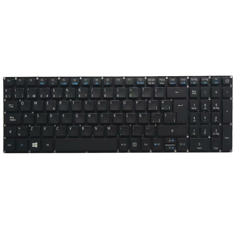 Spaanse Laptop Keyboard Voor Acer Aspire 3 A315-21 A315-41 A315-41G A315-31 A315-51 A315-53 A315-53G Sp Zwart Geen Backlight