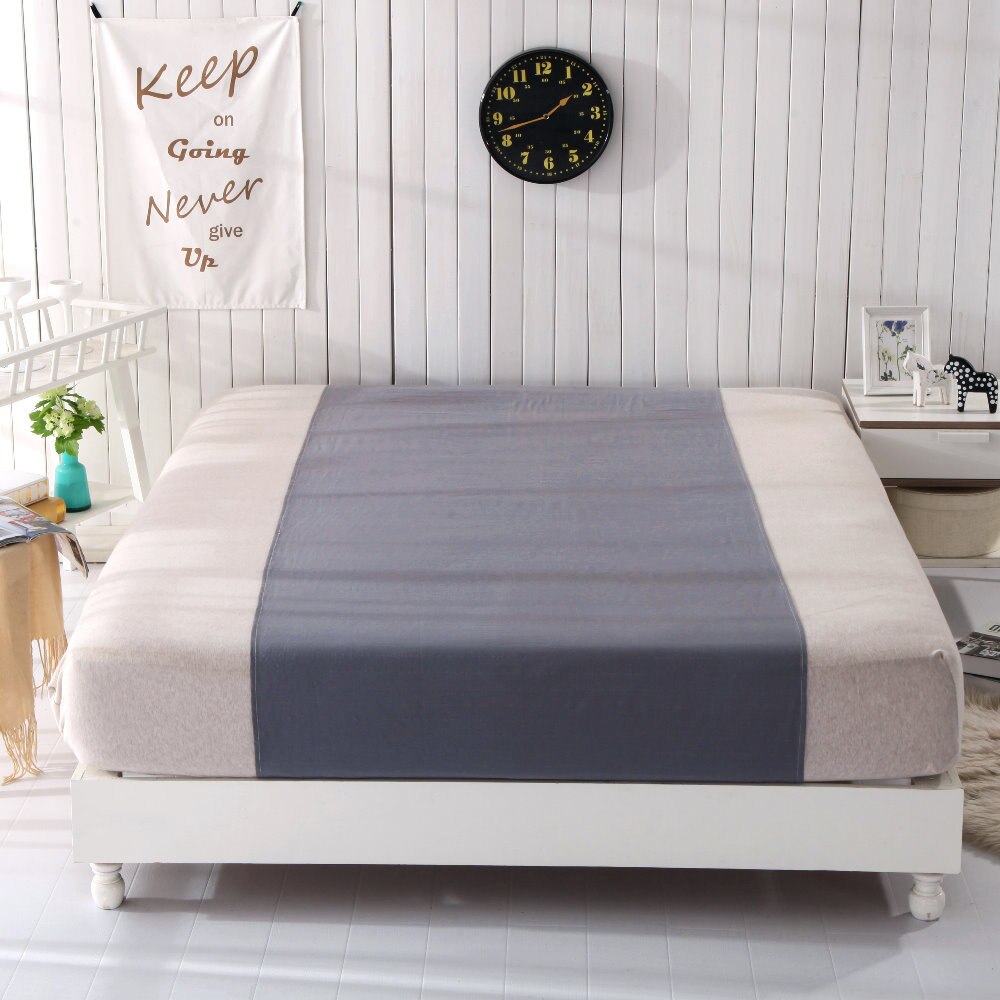 Earthing Gray Half Sheet health care Anti-free radicals Anti-Aging sleep well Best for parents familys