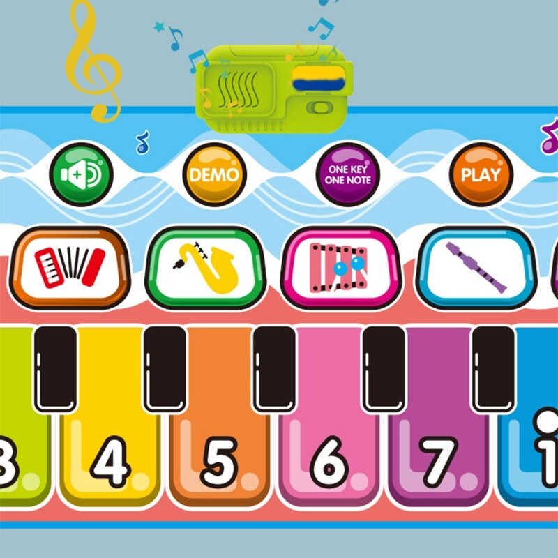 Muziek Piano Pad Elektronische Piano Toetsenbord Game Pad Draagbare Muziek Deken Y4UD