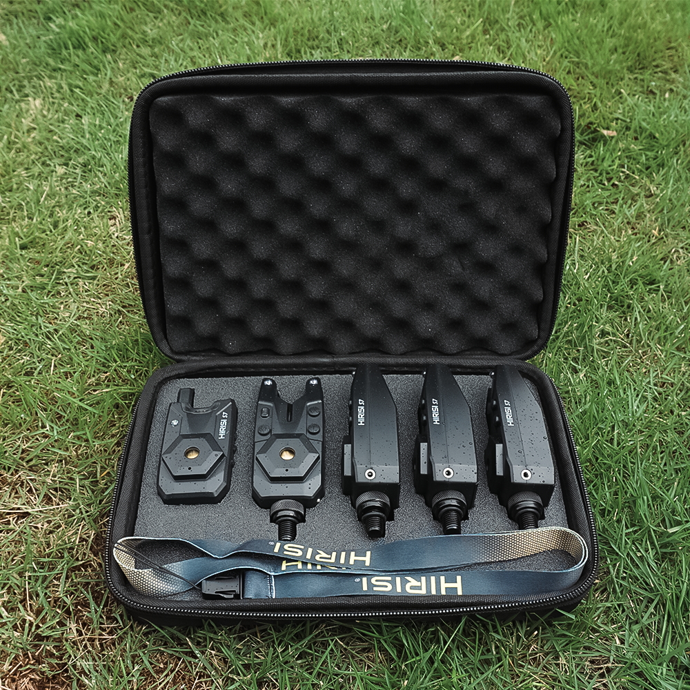 Hirisi Wireless Carp Fishing Alarm Set Waterproof Bite Alarm Indicator Carp Fishing Tackle 1+2 Set S7 Fishing Accessories