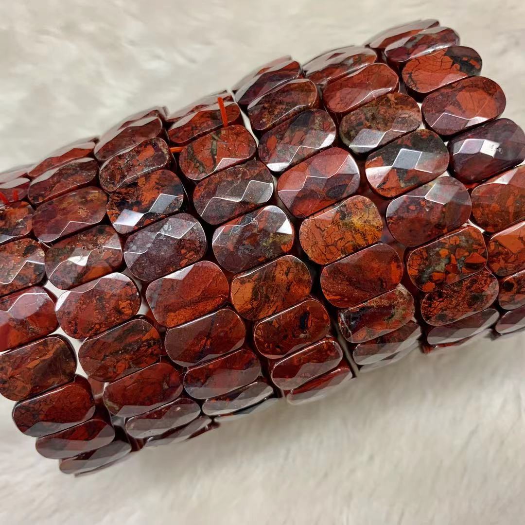 Natürliche Brekzien Jasper Stein Armbinde Natürliche Edelstein Schmuck Armreif Für Mann Für Frau !