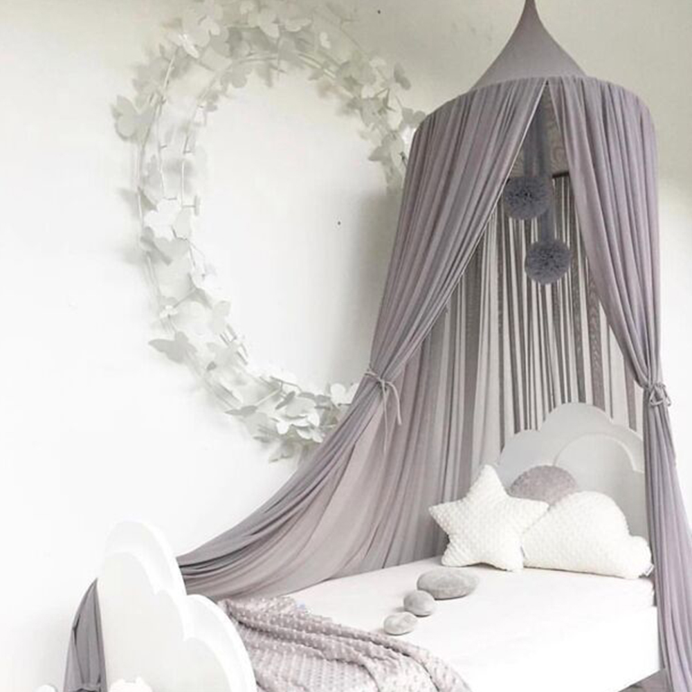 Dome Bedding Girl Princess Mosquito Net Baby Bed Canopy Tent Curtain Kids Sleeping Bedding Baby Room Decor Children Crib Netting