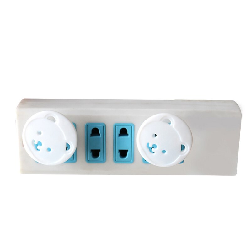 Security Socket Lock Home Solid Color Dust-proof Socket Lock Socket Protective Cover To Prevent Electric Shock Safety 5pcs