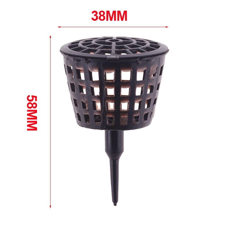 10pcs Fertilizer box Bonsai Tool Fertilizer Cover Basket Box Dome Case Plastic Plant Bug Portable Nursery Pots