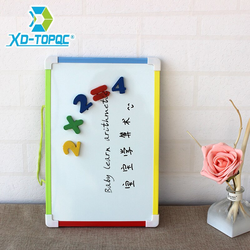 3 Style Kids Whiteboard Magnetic Dry Eraser White Board With Free Number Magnets Preschool Children Memo Message Boards