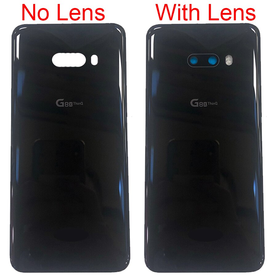 For lg g8x thinq Battery Cover Case Rear panel Replacement 6.4&quot; For lg g8x thinq back glass LMG850EMW battery cover With Lens