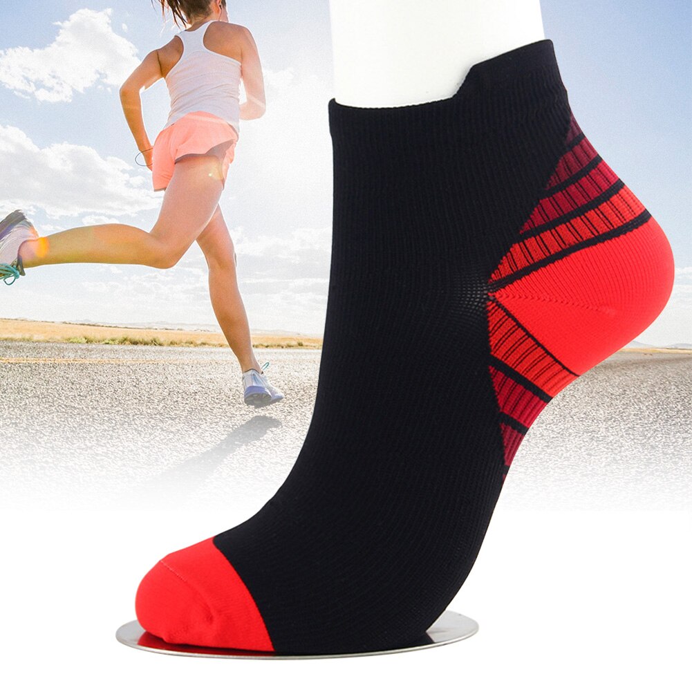 Men Women Fitness Moisture Wicking Daily Running Ankle Length Compression Sock Anti- Relief Pain Short Arch Pain Sports