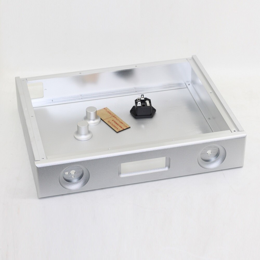 W321 H62 D252 Decoder Anodized Aluminum Chassis DAC Power Amplifier Supply Case DIY Hifi Enclosure Shell Headphone Preamp Amp