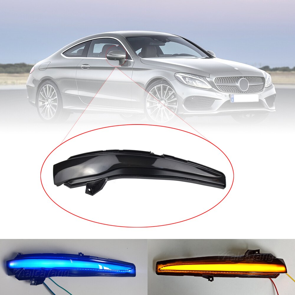 Dynamische Blinker Blinker Für Mercedes Benz C E S GLC W205 X253 W213 W222 V Klasse W447 Sequentielle Seite spiegel Anzeige Licht