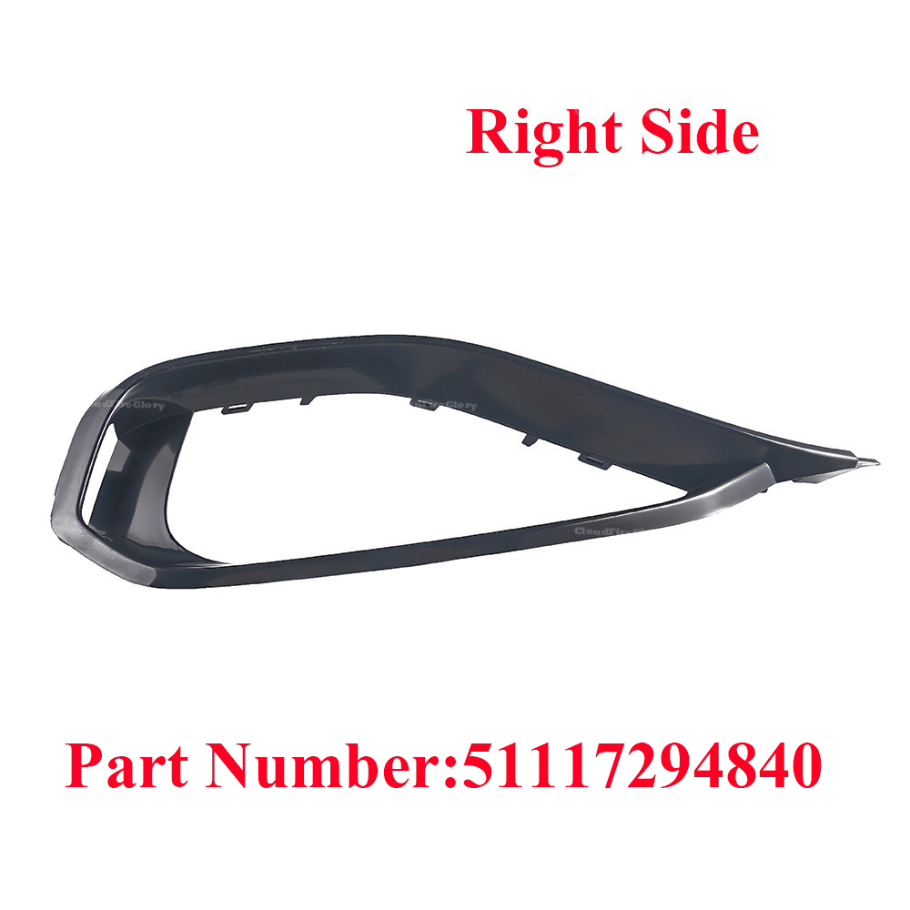 51117294839 51117294840 Left Or Right Or Pair Sport Line Bumper Trim Finisher Bezel Grille For BMW F32 F33 428i 430i 435i 440i: Right Side