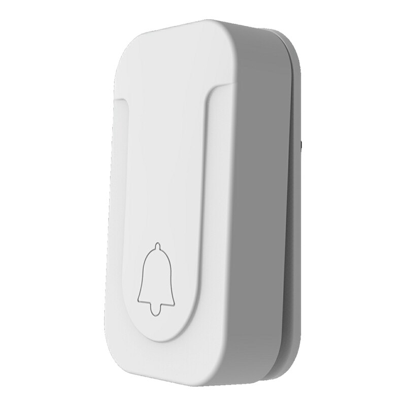 Self-Powered Doorbell Wireless Doorbell Without Battery Plug and Play Long Transmission Distance for Home School EU Plug