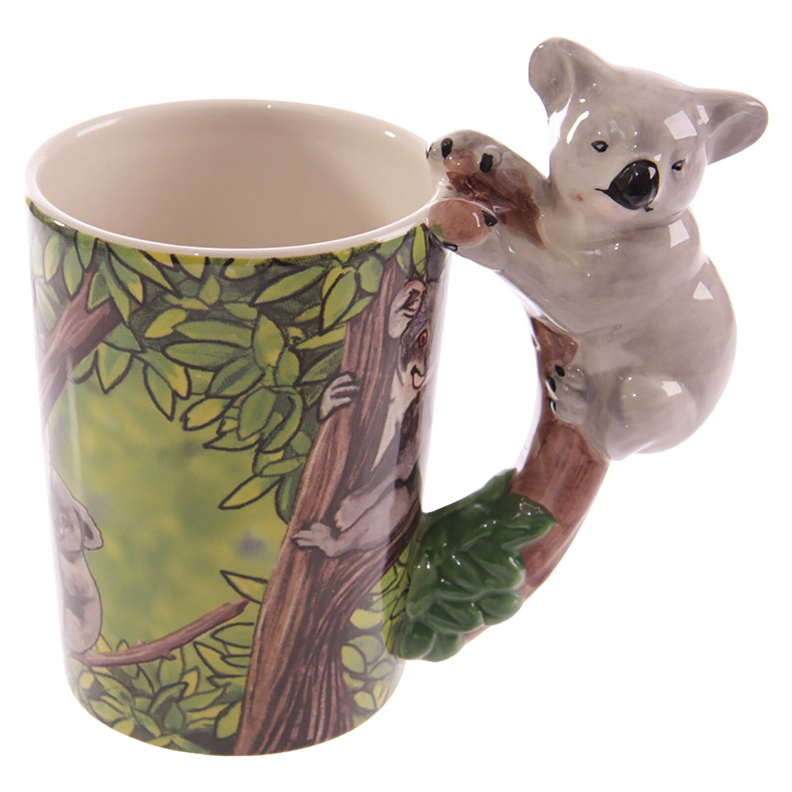 3D Panda Ceramic Drink Cup Animal Cup Ceramic Stereo Vision Cup Mug Funny Water Cup Cafe Tea Cup Mug: D