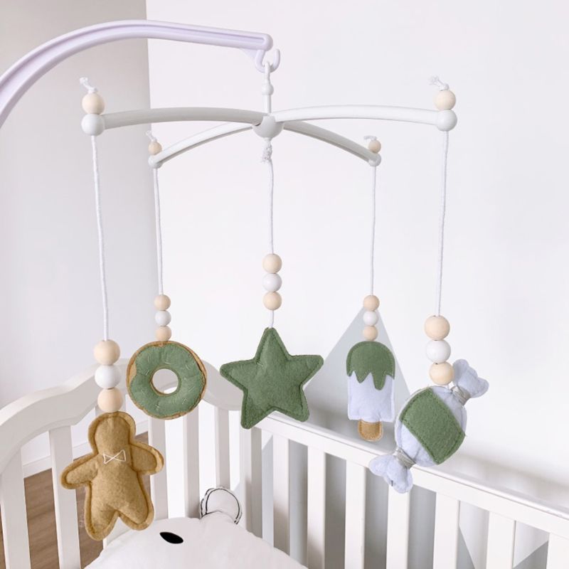 nordico Infantili Del bambino Feltro Sonagli Letto Campana Carillon di Vento Giocattoli per Bambini telecamera Dei Bambini Decorazioni sospeso