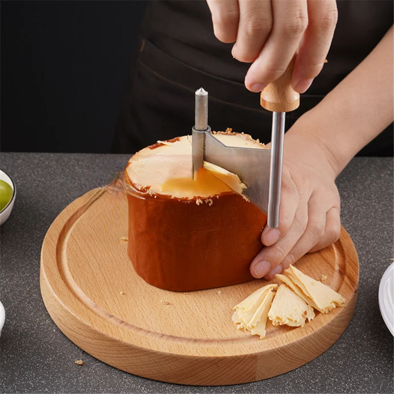 Käse Käse Schneiden Holz Rotary Rasierer Manuelle Küche Backen Schokolade Chip Schaber Blume Cutter Käse Schredder