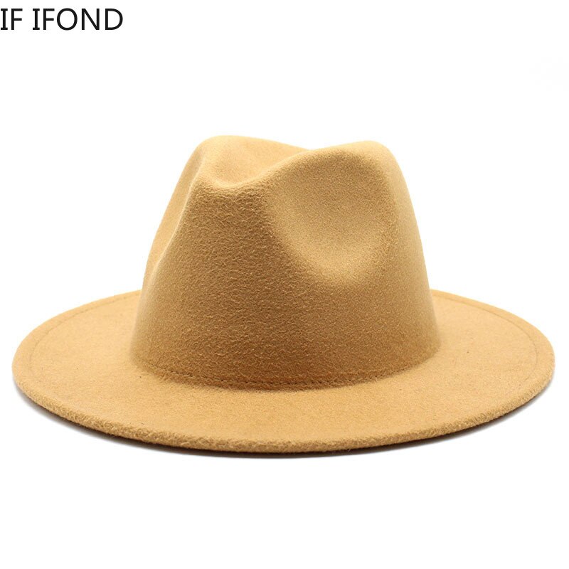 Fedora – chapeau de Jazz en feutre pour femmes, hommes, garçons et filles, pour enfants, pour décorer un mariage formel, Panama, automne et hiver