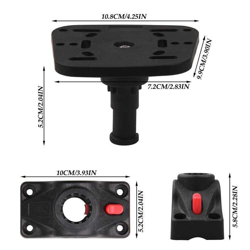 Universal Fish Finder Mount for boat kayak Deck Mounting Base support Marine fish finders holder bracket