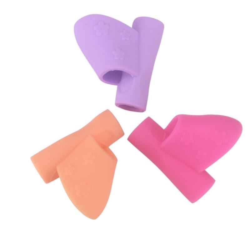 10pcs/3pcs Dolphin Fish Writing Pens Posture Corrector To Hold A Pen Correction Device Silicone Stationery for Child Student: 3pcs random