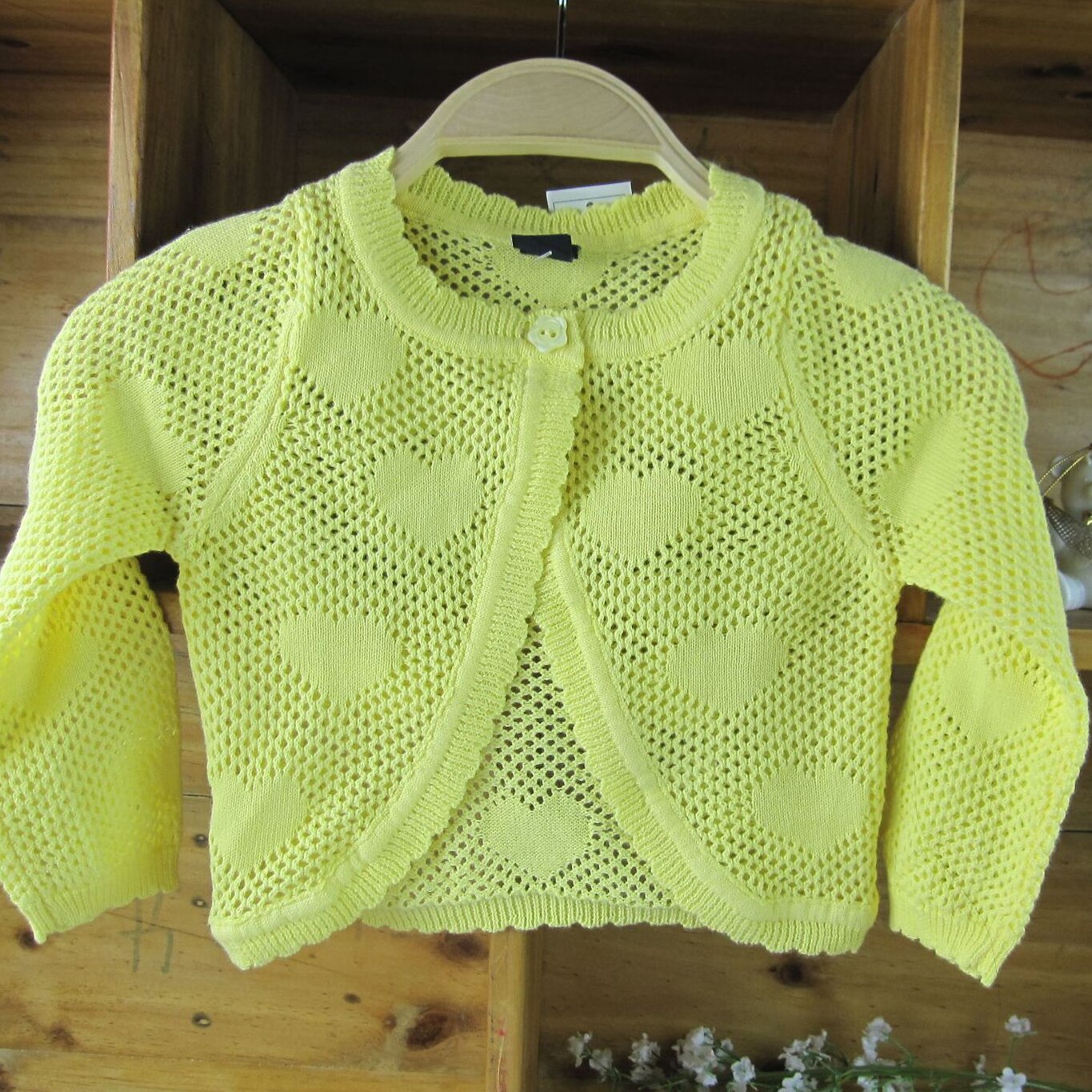 Cardigans pour filles de 1, 2, 3, 4, 5, 6, 7, 8 ans, pull rose, veste, manteau pour enfants, vêtements châle, 215413: YELLOW / 9-12month