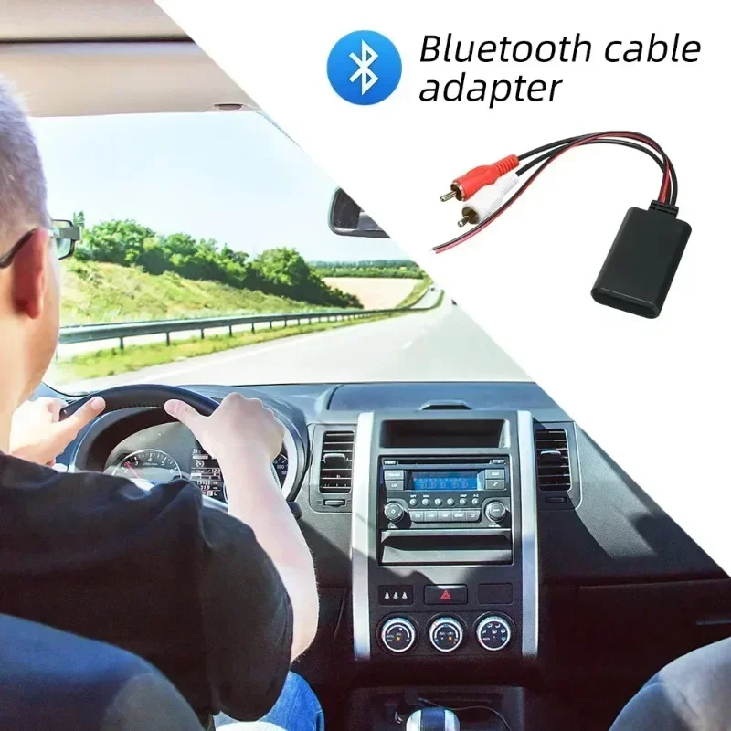 Auto Universele Draadloze Bluetooth Module Muziek Adapter Rca Aux Audio Kabel Auto Universele Draadloze Bluetooth Module Muziek