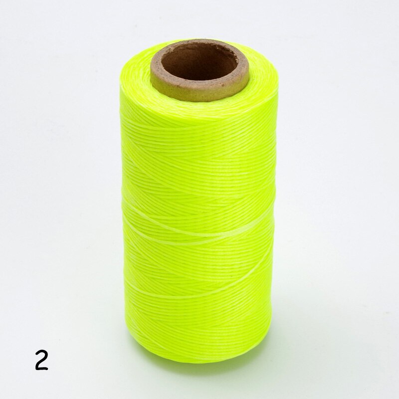 12 färger 260m 1mm platt vaxad vaxtråd 150d/16 sladdar sömnad hantverksverktyg handsömmar för diy-läder: 2